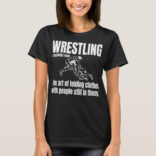 Definition Of Wrestling Funny Wrestler Definition Tシャツ (正面)