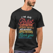 Definitions Creativity for Artistic Persons Tシャツ (正面)