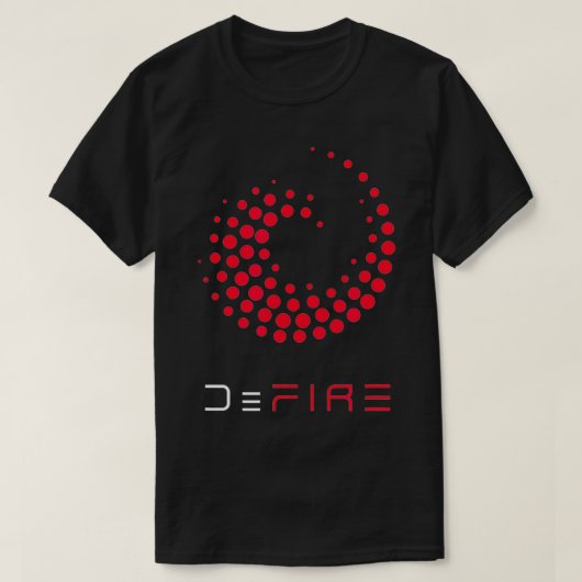 DeFIRE Crypto Token Blockchain HODL to Rich Millio Tシャツ (デザイン正面)