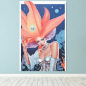 Deflowed - Ken Gage Art キャンバスプリント (インサイチュ (ウッドフロア))