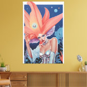 Deflowed - Ken Gage Art キャンバスプリント (インサイチュ (リビング))