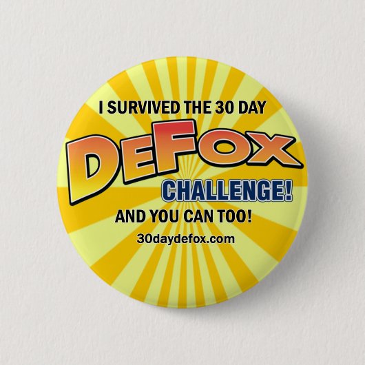 DeFox Pin 缶バッジ (正面)