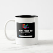 Defragment ツートーンマグカップ (左)