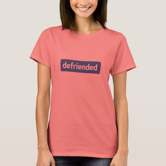 defriended tシャツ (正面)