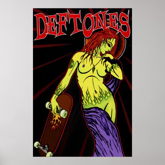 Deftones US Promo Poster, Art Print 1 ポスター (正面)
