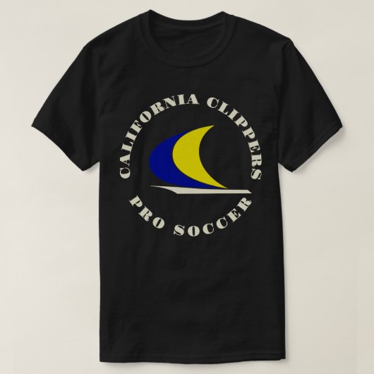 Defunct California Clippers NPSL 1967 Tシャツ (デザイン正面)