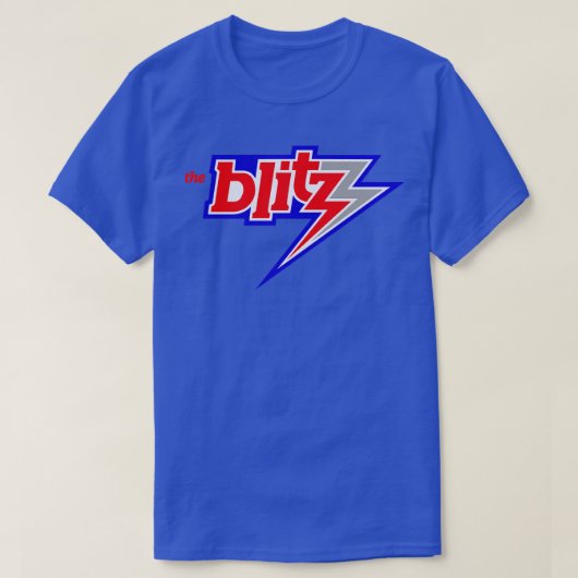 Defunct Chicago Blitz USFL Tシャツ (デザイン正面)