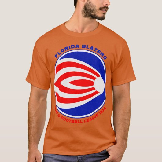 Defunct Florida Blazers WFL 1974 Tシャツ (正面)
