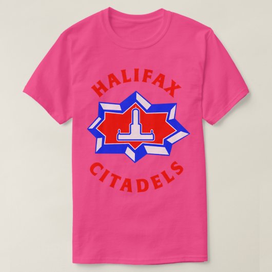 Defunct Halifax Citadells AHLホッケー1988 Tシャツ (デザイン正面)