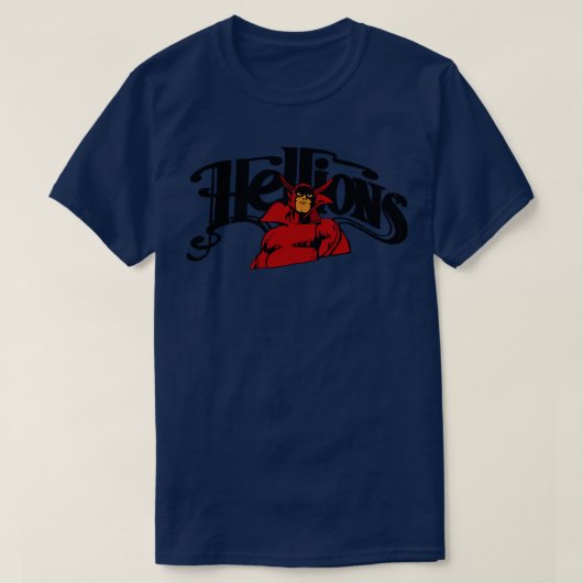 Defunct Hartford Hellions MISL 1981 Tシャツ (デザイン正面)