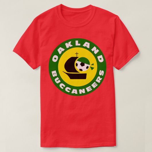 Defunct Oakland Buccaneers 1976年Tシャツ Tシャツ (デザイン正面)