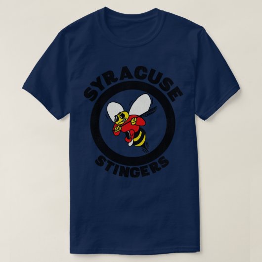 Defunct Syracuse Stingersラクロスチーム Tシャツ (デザイン正面)