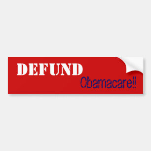Defundオバマケア!! バンパーステッカー