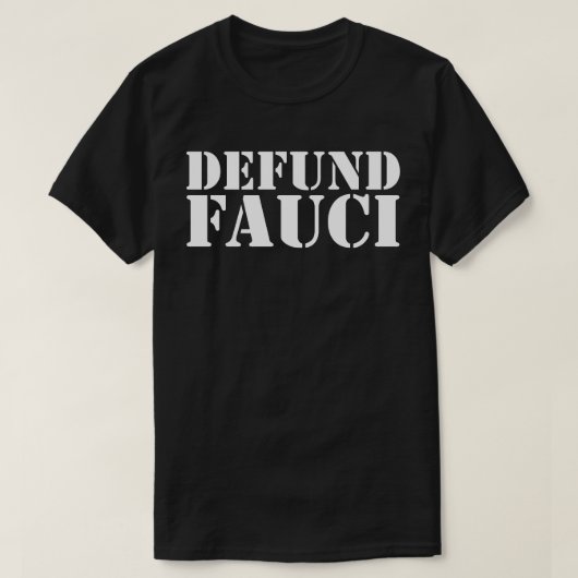 DEFUND FAUCI Tシャツ (デザイン正面)