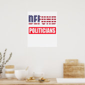 Defund Politicians ポスター (キッチン)