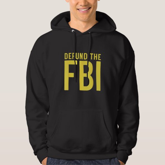 Defund the FBI Anti Government Political パーカ (正面)