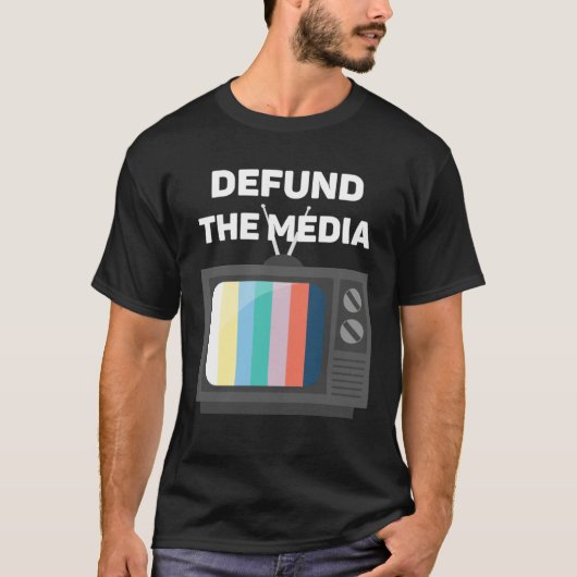 Defund The Media Vintage Tシャツ (正面)