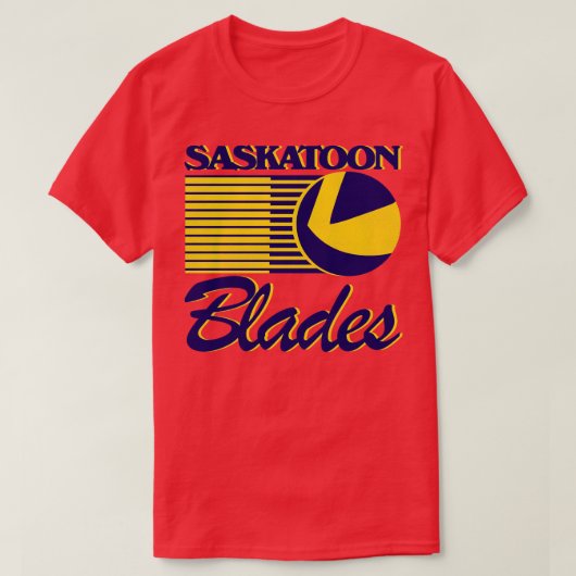 Defunred Saskatoon Bladesホッケーチーム Tシャツ (デザイン正面)