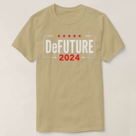 DeFUTURE 0ロン・デサンティス・フロリダ Tシャツ (デザイン正面)