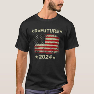 DeFUTURE 2024 Ron Desantis Florida American Flag V Tシャツ