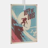 Defy The Odds ガラスオーナメント (正面右)