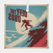 Defy The Odds ガラスオーナメント (裏面)