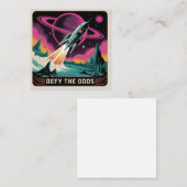 Defy The Odds スクエア名刺 (正面/裏面)