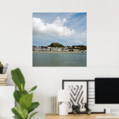 Deganwy North Walesはがきクッション ポスター (ホームオフィス)