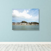 Deganwy North WalesポストカードポスターフェイクキャンバスPr キャンバスプリント (インサイチュ (ウッドフロア))