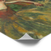 Degasによる4人のダンサー ポスター (角)