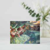 Degasによる4人のダンサー ポストカード (スタンド正面)