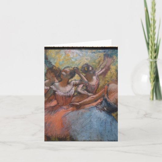 Degasのバレエダンサー4ステージ カード (正面)