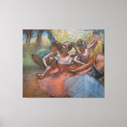 Degasのバレエダンサー4ステージ キャンバスプリント (正面)