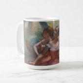 Degasのバレエダンサー4ステージ コーヒーマグカップ (正面左)