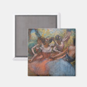 Degasのバレエダンサー4ステージ マグネット (正面/裏面)