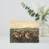 Degas – スタート前の紳士たち ポストカード (スタンド正面)