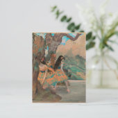 Degas – バレエダンサー， 1877, ポストカード (スタンド正面)