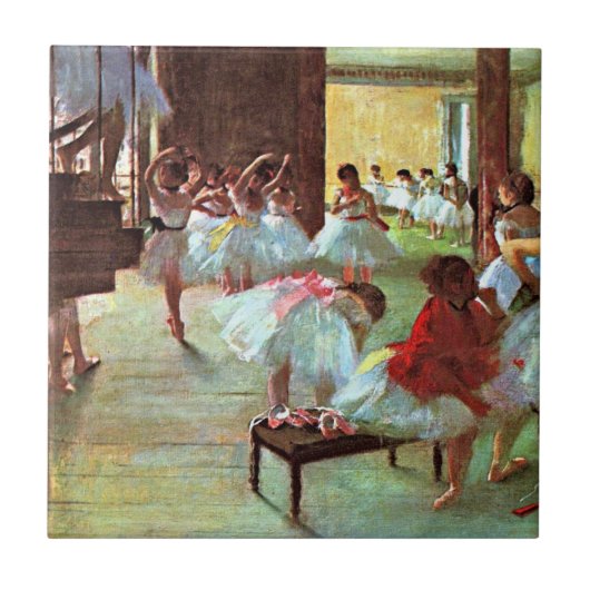 Degas – バレエ学校 タイル (正面)
