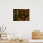 Degas – ビリヤード室At Menil-Hubert ポスター (キッチン)