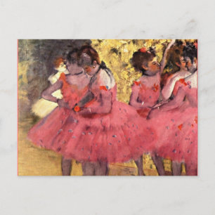 Degas – ピンクダンサー ポストカード