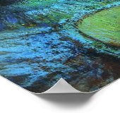 Degas – ブルーダンサー1899 ポスター (角)