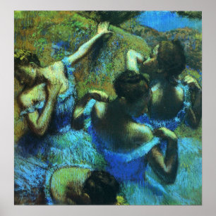 Degas – ブルーダンサー1899 ポスター