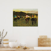 Degas – ロングチャンプでのレース ポスター (キッチン)