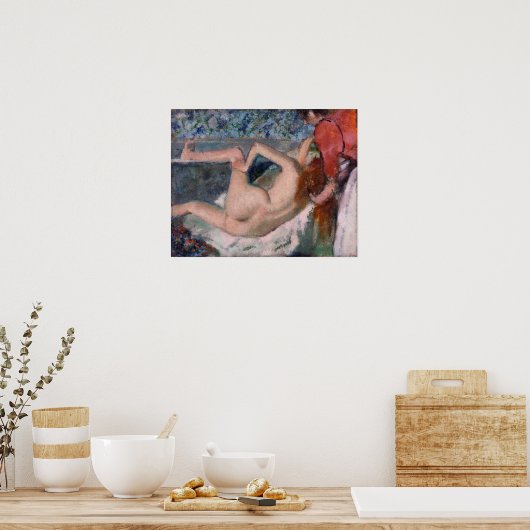 Degas – 入浴後 ポスター (キッチン)