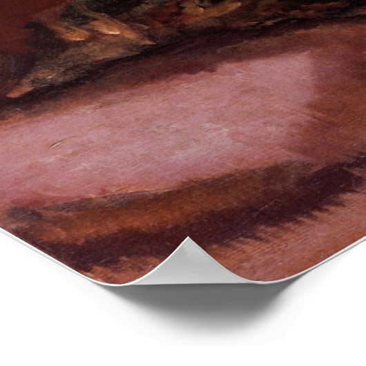 Degas – 女性アイロン ポスター (角)