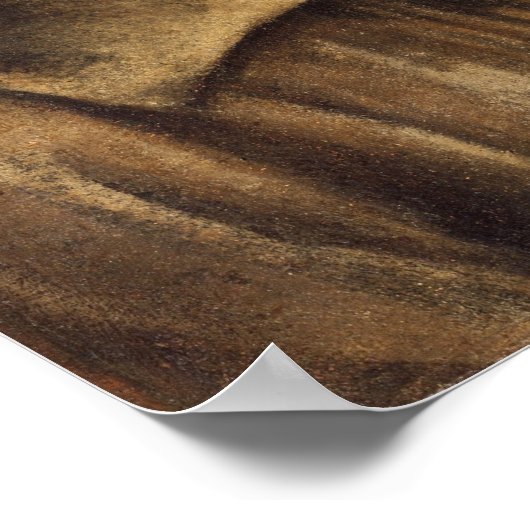 Degas – 自画像1856 ポスター (角)