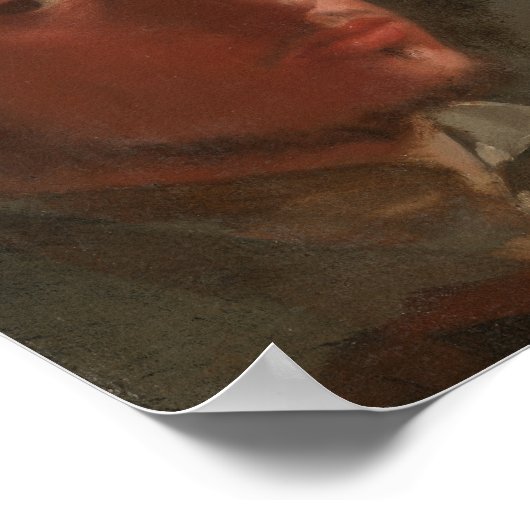 Degas – 自画像(1857) ポスター (角)