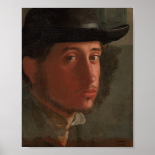 Degas – 自画像(1857) ポスター