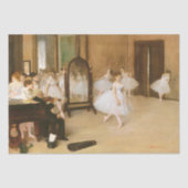 Degas:踊り・クラスの切り離し 薄葉紙 (正面)