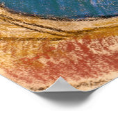 Degas – 青の若い女性 ポスター (角)